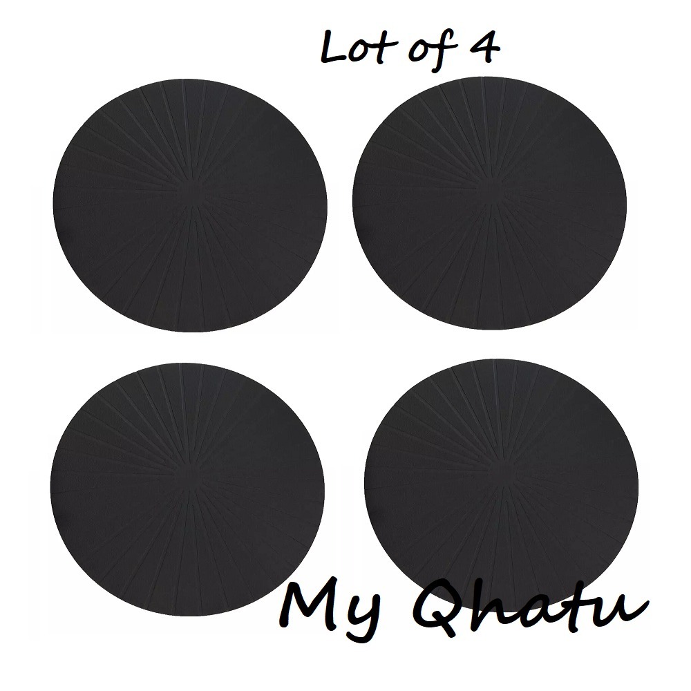 4x IKEA PANNA Place Mat Black 15", Placemat 703.511.36 NEW
